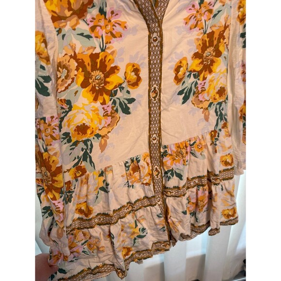 Anthropologie Panel Print Mini Shirtdress Size Small P - Picture 5 of 8